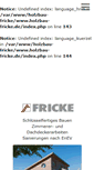 Mobile Screenshot of holzbau-fricke.de